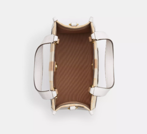 Tui Coach Small Shoulder Tote Bag 'White' CQ878-IMDQC