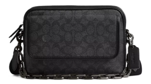 Tui Coach Charter Flap Crossbody 24 'Black' CR712-CHR