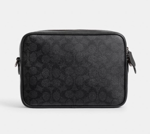 Tui Coach Charter Flap Crossbody 24 'Black' CR712-CHR