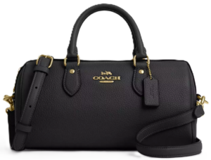 Tui Coach Rowan Long Satchel Bag 'Black' CV964-IMBLK