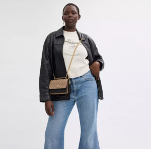 Tui Coach Mini Klare Crossbody Signature Canvas 'Tan' CW206-IMQRX