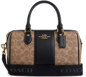 Tui Coach Rowan Satchel Bag Signature Canvas 'Tan' CW376-IMQRX