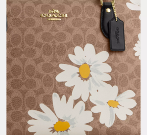 Tui Coach Gallery Canvas Floral Print 'Tan' CZ589-IMTAM