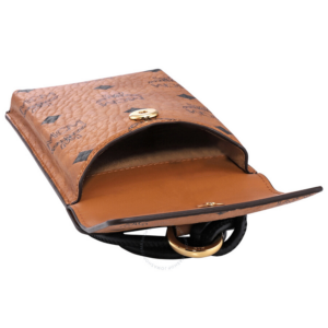 Tui MCM Mens Lanyard Phone Case 'Cognac' MXZBAVI01CO0001