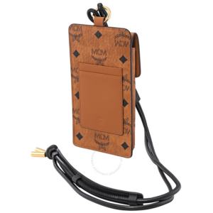 Tui MCM Mens Lanyard Phone Case 'Cognac' MXZBAVI01CO0001
