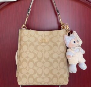 Tui Coach Small Town In Signature Canvas 'Light Khaki' 2312-IMDQC