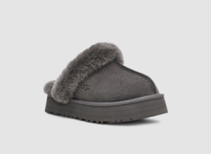 Dep UGG Disquette Fluff Slippers 'Grey' 1122550-CHRC