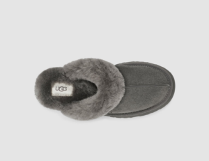 Dep UGG Disquette Fluff Slippers 'Grey' 1122550-CHRC