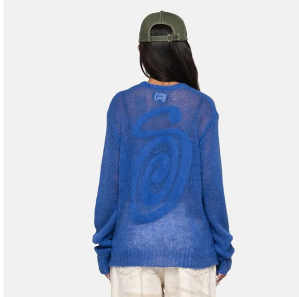 Áo Stussy Loose Knit 'Blue' 117205-STUSSY - Hình ảnh 3