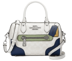 Tui Coach Rowan Satchel Signature 'White' CH168-SVVGH