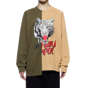 Ao Onitsuka Tiger Sweat Top 'Green Tan' 2183B178-300