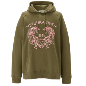 Ao Onitsuka Tiger Sweat Hoodie 'Khaki' 2183B185-300