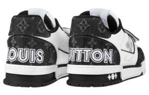 Giay Louis Vuitton LV Trainer 'Velcro Strap Black White' 1A9ZB0