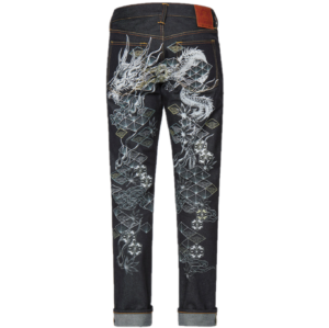 Quan Evisu Godhead Appliqued 'Blue' 2EAHTM1JE91117CT