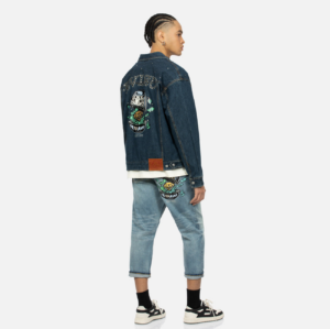 Quan Evisu Diamond Daruma Pocket 'Navy' 2ESHTM3JE14027CT