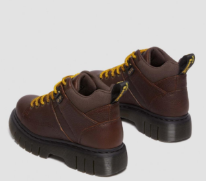Giay Dr.Martens Woodard Grizzly Leather 'Brown' 31045201