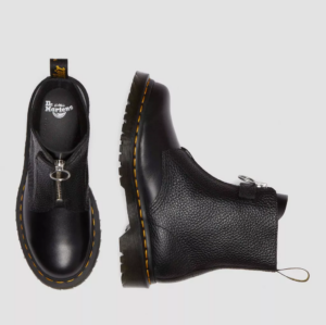Giay Dr. Martens 1460 Front Zip Lace Up Boots 'Black' 32054001