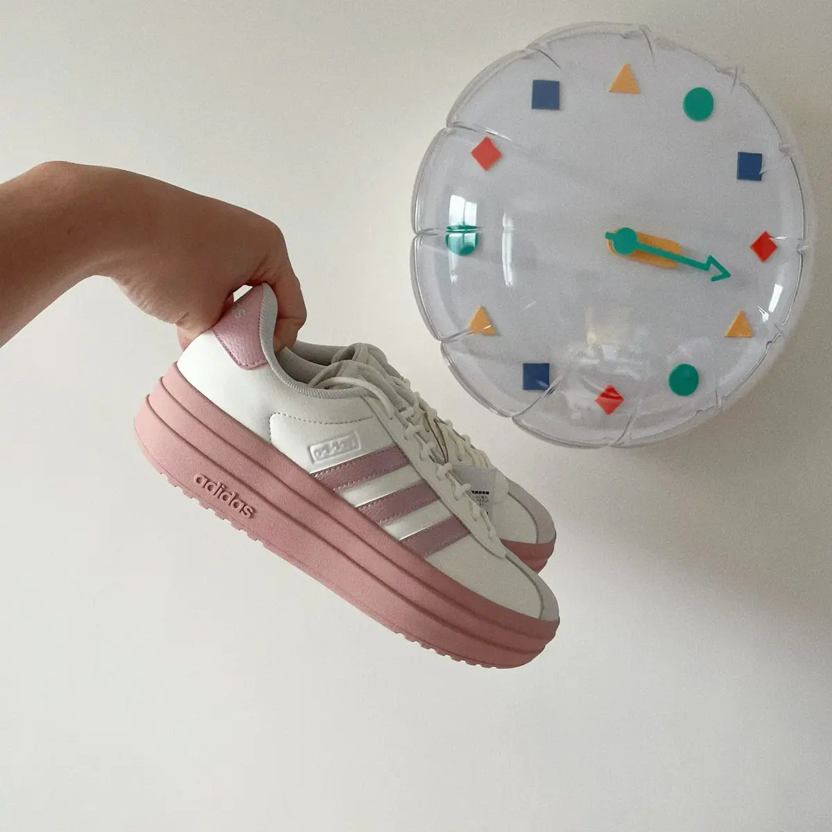 Giày Adidas VL Court Bold 'Light Pink' IH3080 - Ảnh 8