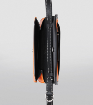 Tui Burberry Leather Olympia Card Case 'Orange' 80403161