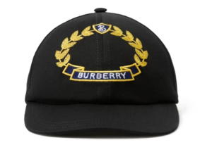 Mu Burberry Oak Leaf Crest Cotton Jersey 'Black' 80693771