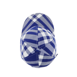 Mu Burberry Tartan Baseball Cap 'White Blue' 80794781