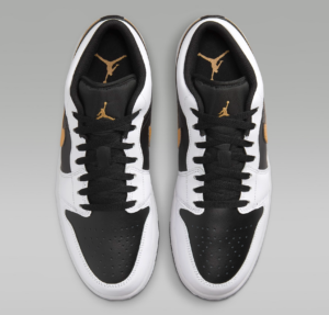 Giay Nike Air Jordan 1 Low 'Gold Swoosh' 553558-172