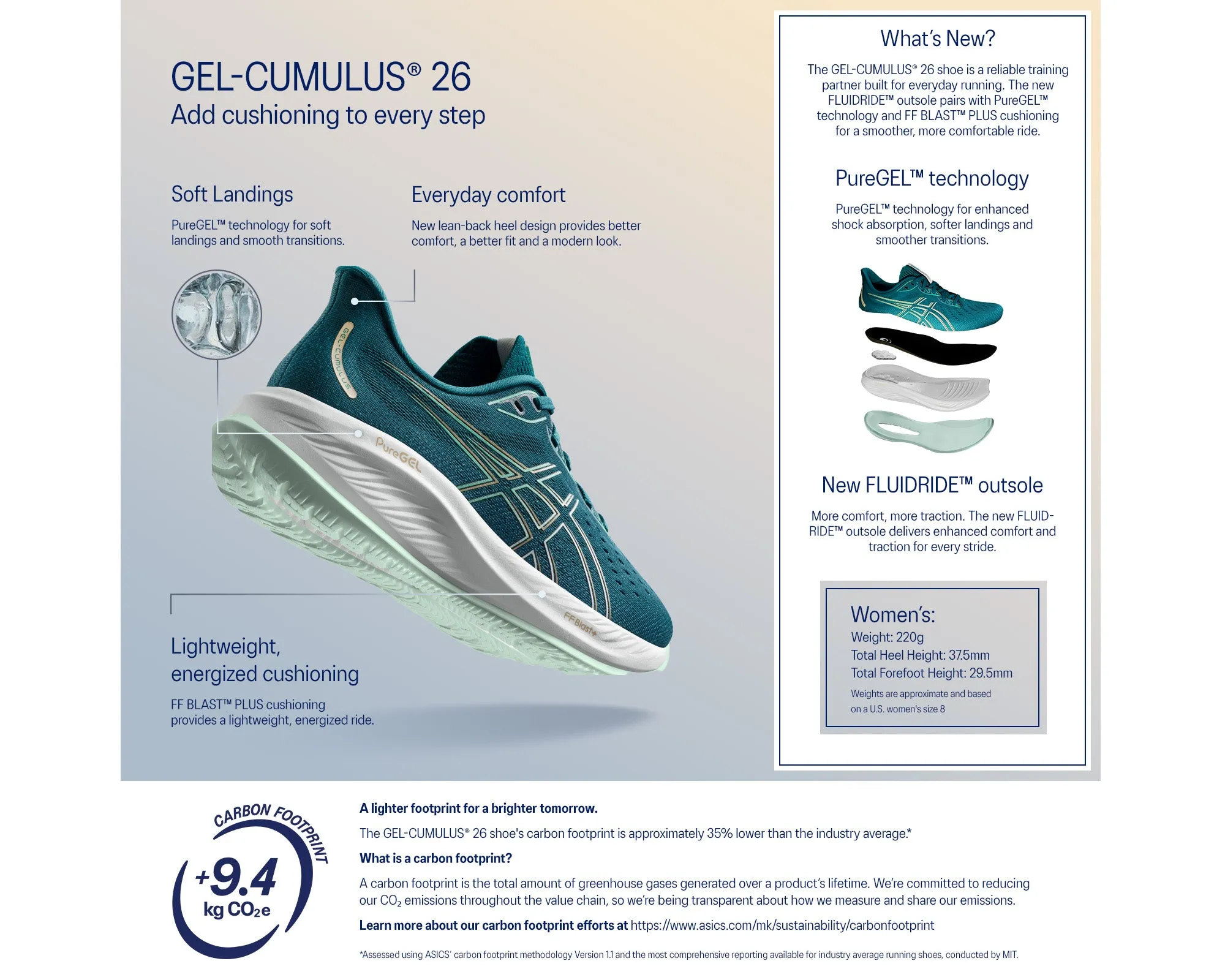 Hinh anh 6: ASICS GEL-CUMULUS 26: Mau giay chay hot nhat hien tai