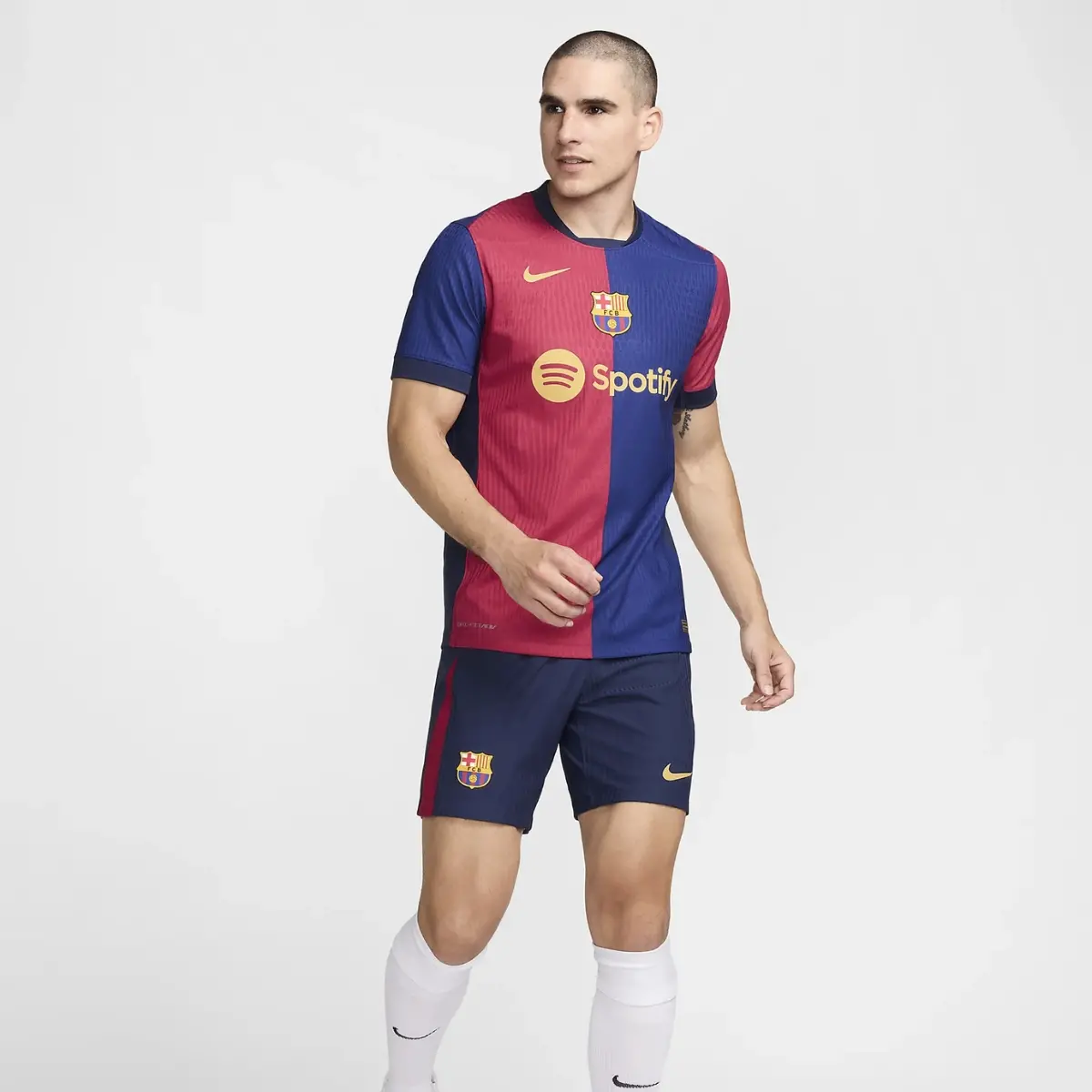 Áo Nike F.C. Barcelona 24/25 Match Home Dri-FIT 'Wine Blue' FN8775-456 - Ảnh 4