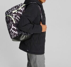 Balo Puma Basketball 'Black White Green' 07920501