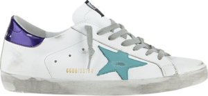 Giay Golden Goose Superstar 'White Sea Blue' G36MS590-U72