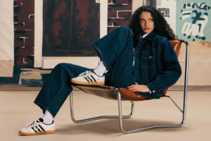 Giay Adidas Bad Bunny x Gazelle Indoor 'Core White' IF9735