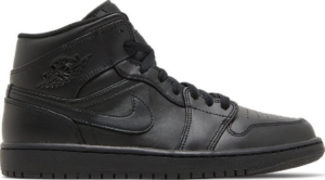 Giay Nike Air Jordan 1 Mid 2022  'Triple Black' 554724-093
