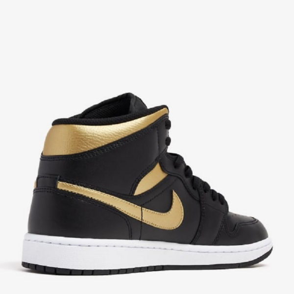 Giày Nike Air Jordan 1 Mid 'Black Metallic Gold' DQ8426-071 - Hình ảnh 4