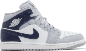 Giay Nike Air Jordan 1 Mid 'Wolf Grey Midnight Navy' DQ8426-104