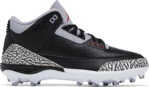 Giay Nike Air Jordan 3 Retro TD Cleat 'Black Cement' FZ8626-001