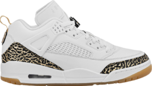Giay Nike Air Jordan Spizike Low 'White Black Gold' HJ9019-100