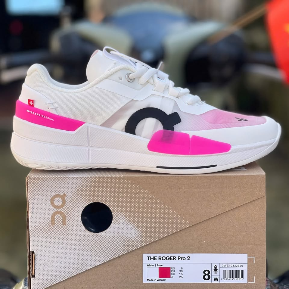 Alternative view of Giày On The Roger Pro 2 WMNS 'White Pink' 3WE10332626