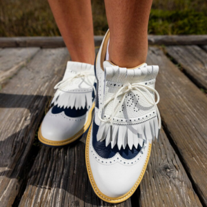 Giay Adidas Malbon Golf x MC87 'Navy White' IF8648