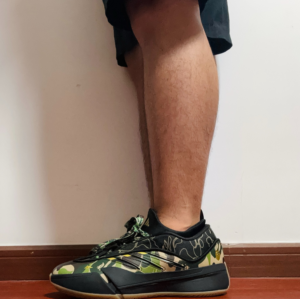 Giay Adidas Dame 9 x BAPE 'Black Green' JH6358