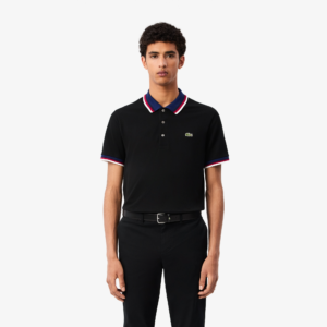 Ao Lacoste Regular Fit Stretch Mini Pique 'Black' PH3461-51-031
