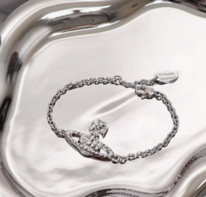 Vong Tay Vivienne Westwood Mini Bas 'White' 61020051-W110-CNW110