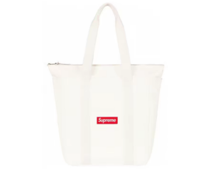 Tui Supreme Canvas Tote 'White Red' SUP-FW20-153