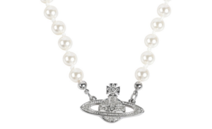 Day Chuyen Vivienne Westwood Mini Bas Choker 'Silver' 63030006W127W127