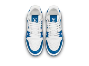 Giay Louis Vuitton LV Trainer 'White Blue' 1AANEV