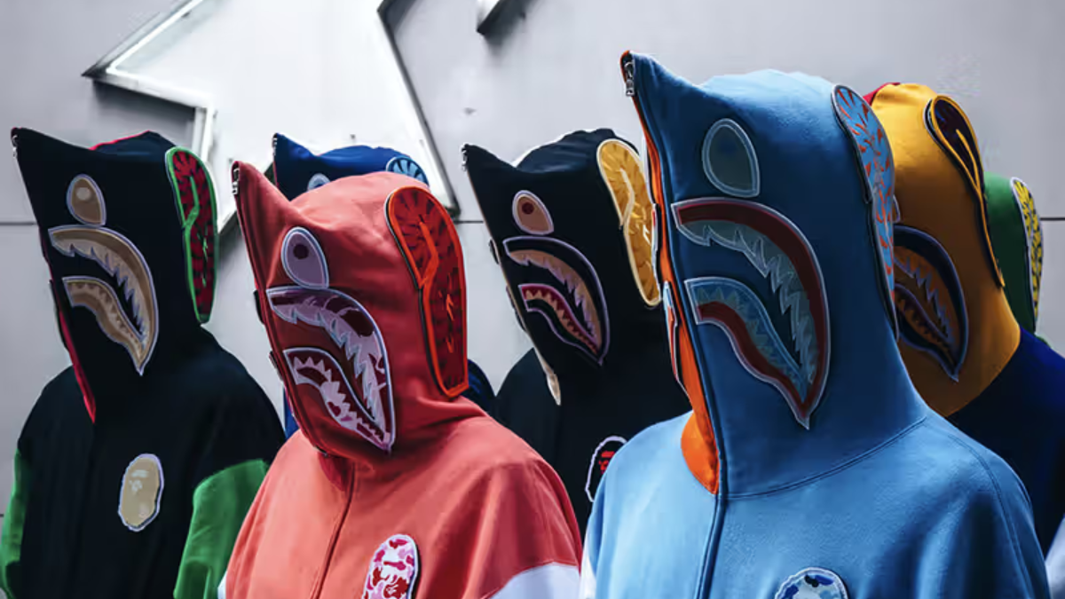 Hinh anh 1: SHARK STA: BAPE mang bieu tuong ca map len doi giay