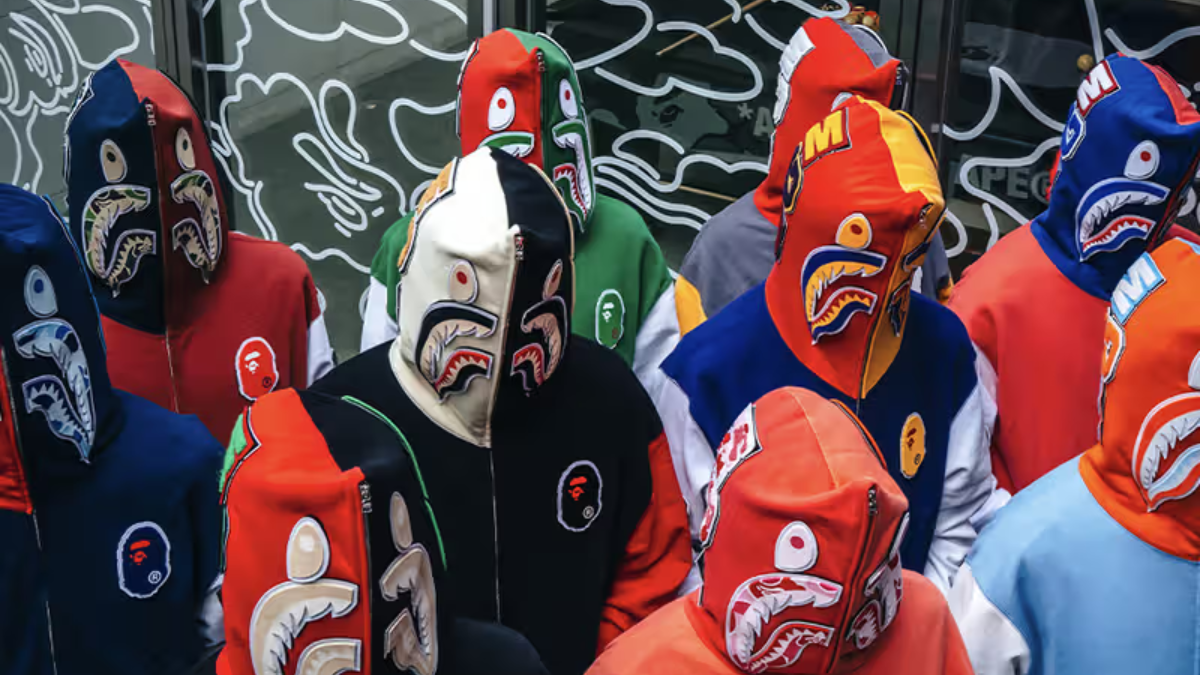 Hinh anh 2: SHARK STA: BAPE mang bieu tuong ca map len doi giay