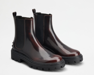 Giay Tod's Leather Chelsea 'Brown' XXW08J0GF90AKTR810