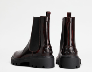 Giay Tod's Leather Chelsea 'Brown' XXW08J0GF90AKTR810