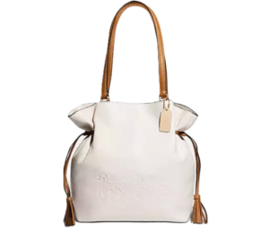 Tui Coach Andy Tote With Horse 'White' CA165-IMCAH