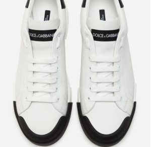 Giay Dolce & Gabbana Calfskin Nappa 'White Black' CS1802AW11389697